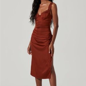 Gorgeous lace trim dress